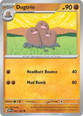 Dugtrio 051/165 SV: Scarlet & Violet 151 Reverse Holofoil Pokémon TCG