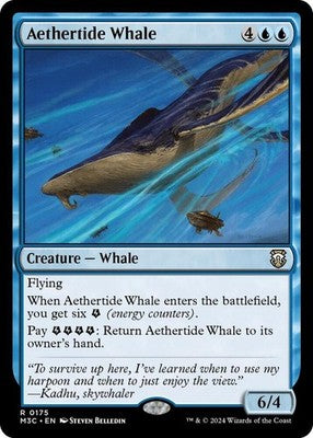 Aethertide Whale M3C 175 NM Magic: The Gathering