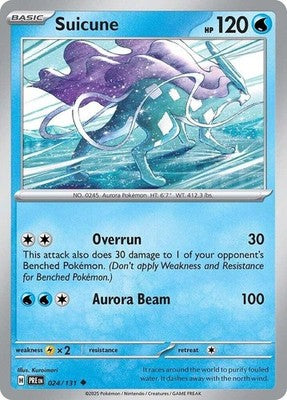 Suicune 024/131 SV: Prismatic Evolutions Pokémon TCG