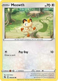 Meowth 199/264 SWSH08: Fusion Strike Pokémon TCG
