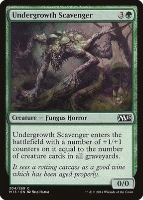 Undergrowth Scavenger M15 204 NM Magic: The Gathering