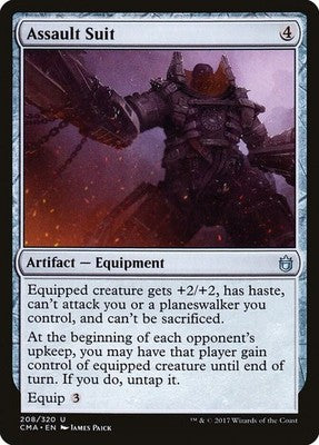 Assault Suit CMA 208 NM Magic: The Gathering