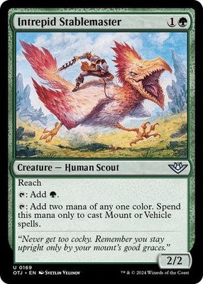 Intrepid Stablemaster OTJ 169 Foil NM Magic: The Gathering