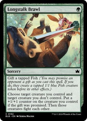Longstalk Brawl BLB 182 NM Magic: The Gathering