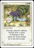Karma Revised Edition U Magic: The Gathering Lightly Played