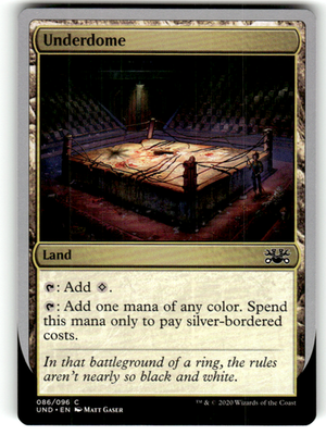Underdome Unsanctioned 86 C Magic: The Gathering Near Mint