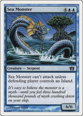 Sea Monster 8ED 99 LP Magic: The Gathering