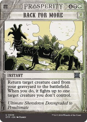 Back for More OTP 36 NM Magic: The Gathering