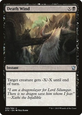 Death Wind DTK 95 NM Magic: The Gathering