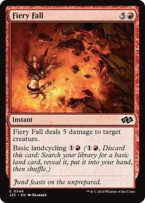Fiery Fall J25 546 NM Magic: The Gathering