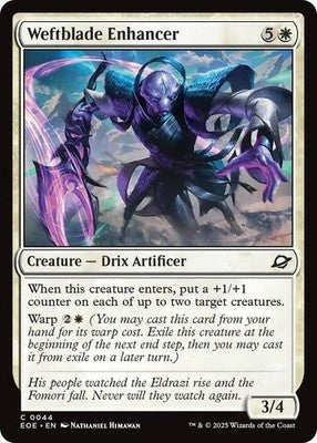 Weftblade Enhancer EOE 44 NM Magic: The Gathering