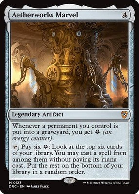 Aetherworks Marvel DRC 123 NM Magic: The Gathering
