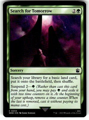 Search for Tomorrow Universes Beyond: Doctor Who 234 C Magic: The Gathering