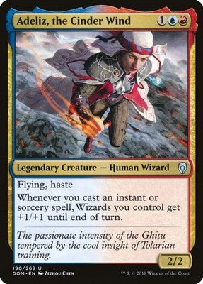 Adeliz, the Cinder Wind DOM 190 NM Magic: The Gathering