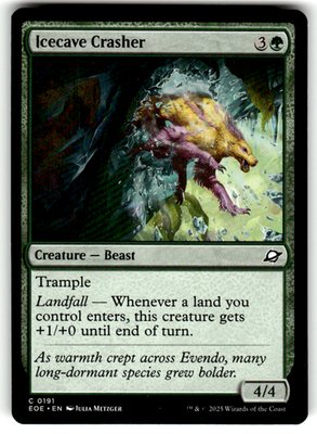 Icecave Crasher Edge of Eternities 191 C Magic: The Gathering Near Mint