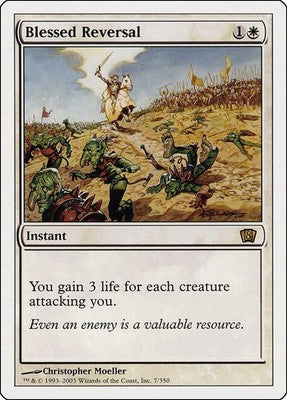 Blessed Reversal 8ED 7 LP Magic: The Gathering