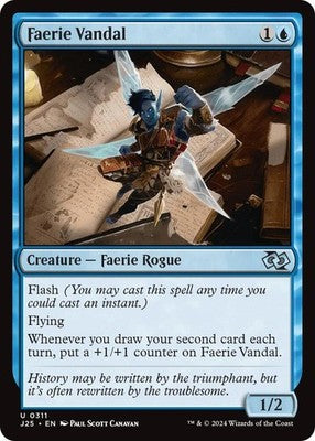Faerie Vandal J25 311 NM Magic: The Gathering