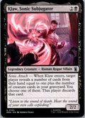 Klaw, Sonic Subjugator 103 Uncommon Marvel Super Heroes Magic: The Gathering NM