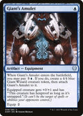 Giant's Amulet KHM 59 NM Magic: The Gathering