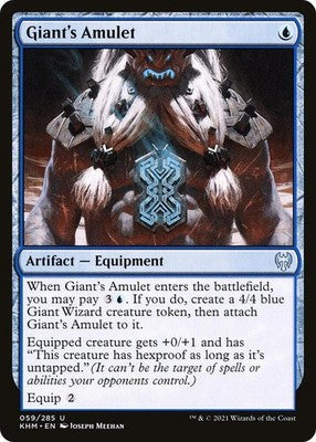 Giant's Amulet KHM 59 NM Magic: The Gathering