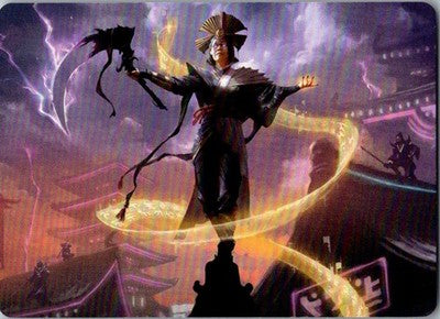 Naomi, Pillar of Order Art Card 35 Art Series: Kamigawa: Neon Dynasty MTG LP