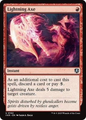 Lightning Axe INR 162 NM Magic: The Gathering