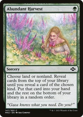 Abundant Harvest MH2 147 NM Magic: The Gathering