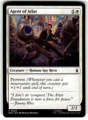Agent of Atlas Marvel Super Heroes 3 C Magic: The Gathering Near Mint