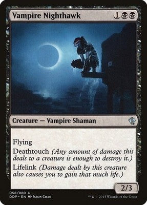 Vampire Nighthawk DDP 58 NM Magic: The Gathering