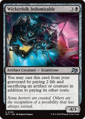 Wickerfolk Indomitable DFT 109 NM Magic: The Gathering