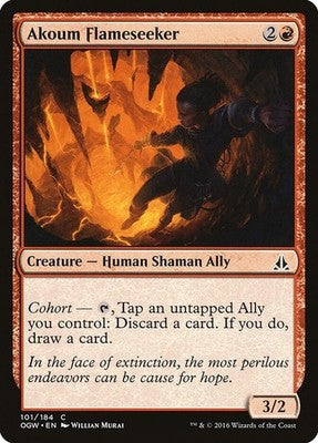 Akoum Flameseeker OGW 101 NM Magic: The Gathering
