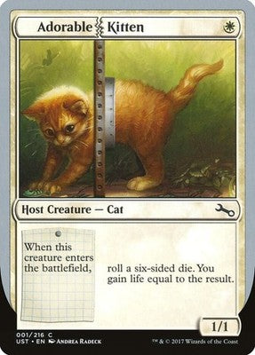 Adorable Kitten UST 1 NM Magic: The Gathering