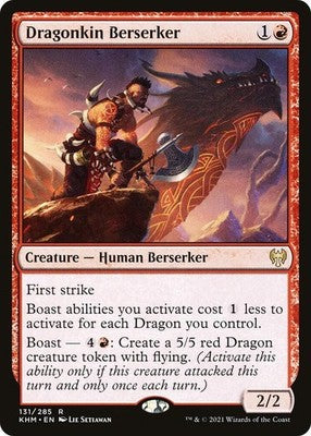 Dragonkin Berserker KHM 131 NM Magic: The Gathering