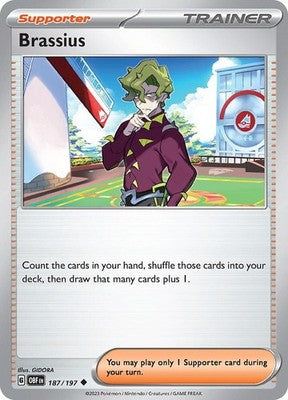 Brassius 187/197 SV03: Obsidian Flames Pokémon TCG