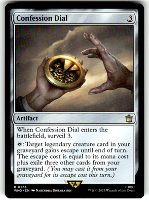 Confession Dial Universes Beyond: Doctor Who 173 R Magic: The Gathering