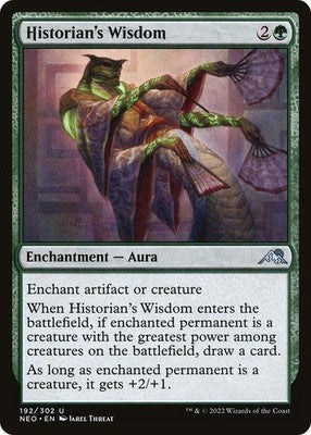 Historian's Wisdom NEO 192 Foil NM Magic: The Gathering