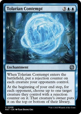 Tolarian Contempt MAT 8 NM Magic: The Gathering