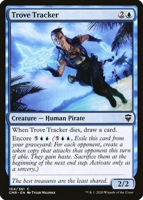 Trove Tracker CMR 104 Foil NM Magic: The Gathering