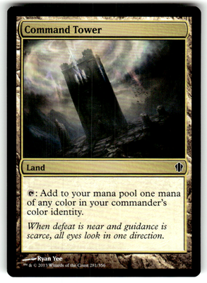 Command Tower Commander 2013 281 C Magic: The Gathering Near Mint