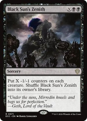 Black Sun's Zenith ECC 71 NM Magic: The Gathering