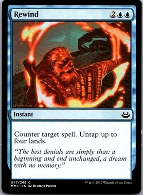 Rewind 47 Common Modern Masters 2017 Magic: The Gathering Lightly Played
