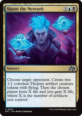 Haunt the Network DFT 207 NM Magic: The Gathering