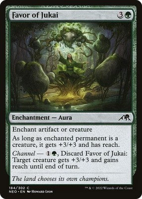 Favor of Jukai NEO 184 Foil NM Magic: The Gathering
