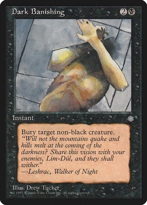 Dark Banishing ICE 119 LP Magic: The Gathering