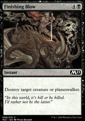 Finishing Blow Core Set 2021 99 C Magic: The Gathering Near Mint