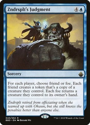 Zndrsplt's Judgment BBD 43 NM Magic: The Gathering