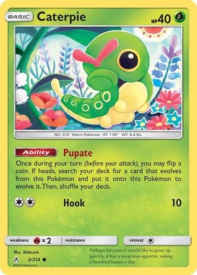 Caterpie 2/214 SM - Unbroken Bonds Pokémon TCG