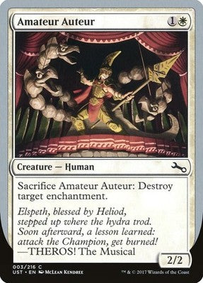 Amateur Auteur UST 3c NM Magic: The Gathering