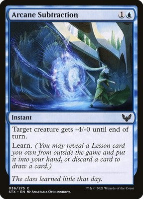 Arcane Subtraction STX 36 NM Magic: The Gathering