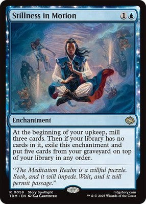Stillness in Motion TDM 59 NM Magic: The Gathering